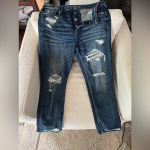 American Eagle Tomgirl jeans GUC, Size 16 L